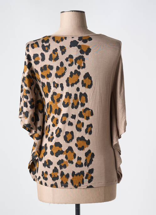 T-shirt marron LEO & UGO pour femme