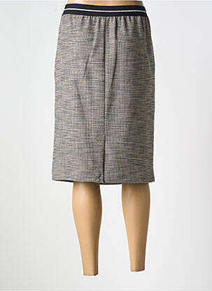 Jupe courte poches gris DEVERNOIS femme