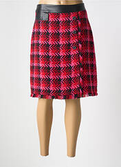 Jupe courte rouge LESLIE pour femme seconde vue
