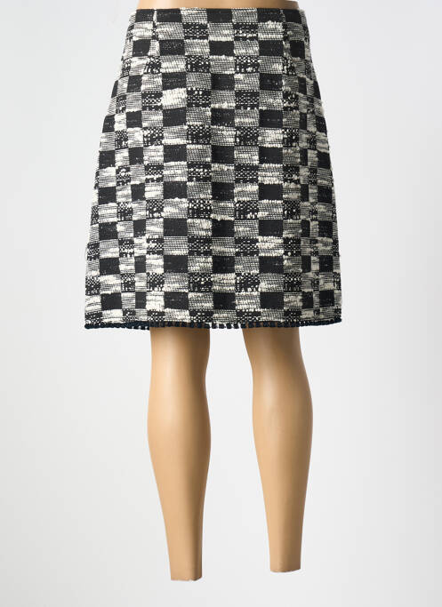 Jupe mi-longue noir CAROLINE BISS femme
