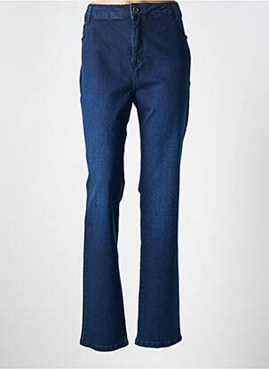 Jeans coupe slim stretch taille normale bleu GREGORY PAT femme