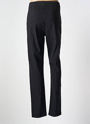 Pantalon slim taille haute taille haute noir CHALOU femme