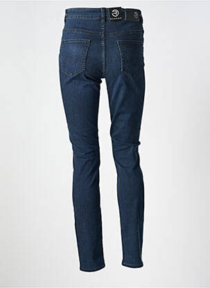 Jeans coupe slim stretch taille haute bleu ROSNER femme