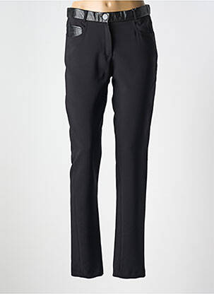 Pantalon slim taille élastique taille normale noir GREGORY PAT femme