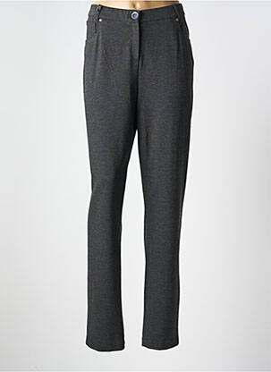 Pantalon slim stretch taille normale gris GREGORY PAT femme