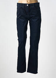 Pantalon slim stretch taille normale bleu DEVERNOIS femme