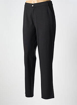 Pantalon slim stretch taille normale noir LEO & UGO femme