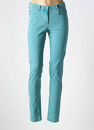 Jeans coupe slim taille basse taille basse bleu CAROLINE BISS femme