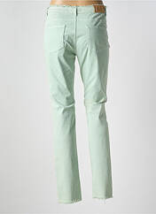 Jeans coupe slim vert LESLIE pour femme seconde vue