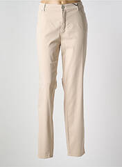 Pantalon slim beige ROSNER pour femme seconde vue
