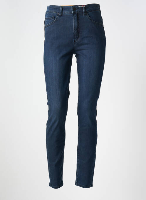 Jeans coupe slim stretch taille haute bleu ROSNER femme