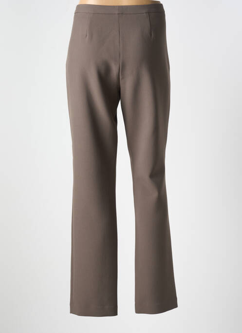 Pantalon slim taille normale taille normale marron DEVERNOIS femme