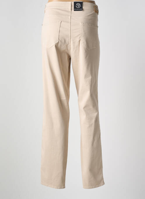 Pantalon slim beige ROSNER pour femme