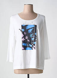 T-shirt manches 3/4 manches 3/4 blanc GERRY WEBER femme