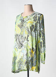 Blouse manches longues manches longues vert CHALOU femme