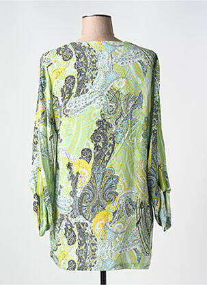 Blouse manches longues manches longues vert CHALOU femme