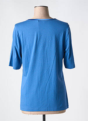 T-shirt stretch manches courtes bleu GERRY WEBER femme