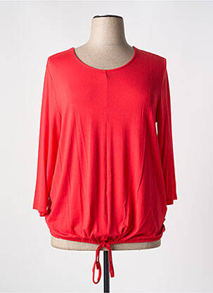 T-shirt manches longues manches longues rouge ADELINA BY SCHEITER femme