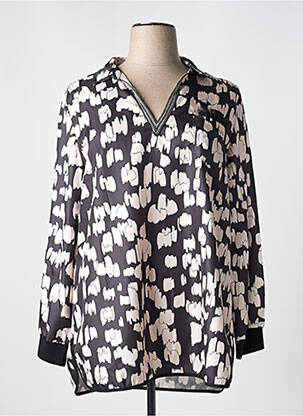 Tunique manches longues noir LESLIE pour femme