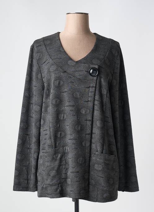 Veste casual gris CHALOU pour femme