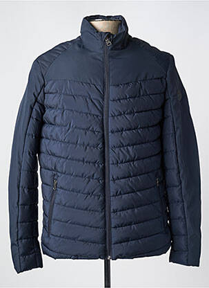 Doudoune poches sans capuche bleu CASUAL SPIRIT homme