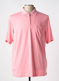 Polo stretch manches courtes rouge HAJO homme