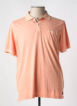 Polo tissage jersey manches courtes orange PETER COFOX homme