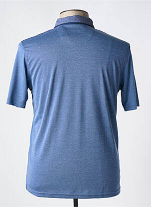 Polo stretch manches courtes bleu CAP 10 TEN homme