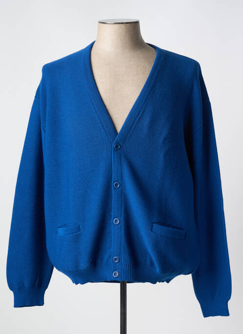 Gilet manches longues bleu GABRIEL D'AUTHIE pour homme