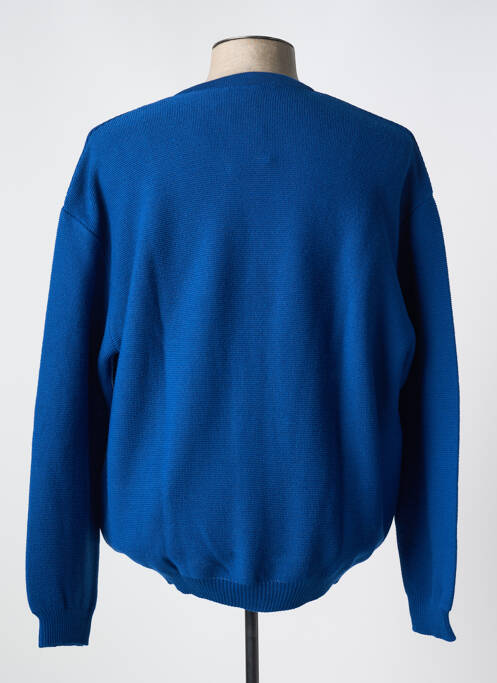 Gilet manches longues bleu GABRIEL D'AUTHIE pour homme