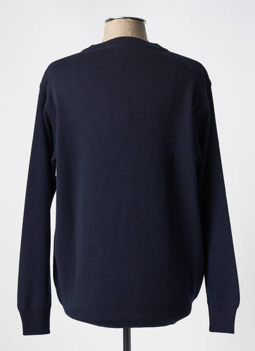 Gilet manches longues bleu LOUIS VICTOR pour homme