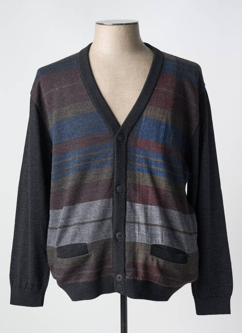 Gilet manches longues gris LOUIS VICTOR pour homme