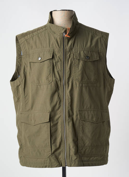 Gilet sans manche vert COFOX pour homme