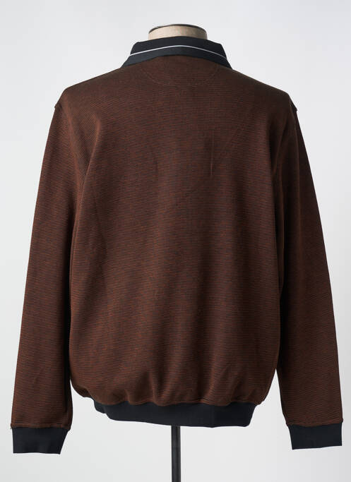 Sweat-shirt marron HAJO pour homme