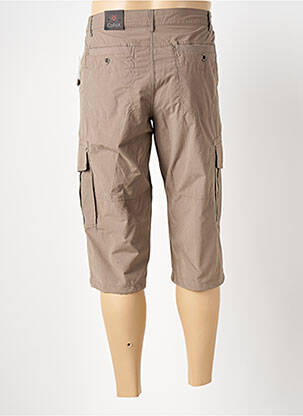 Pantacourt coupe droite beige COFOX homme