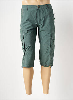 Pantacourt coupe droite vert COFOX homme