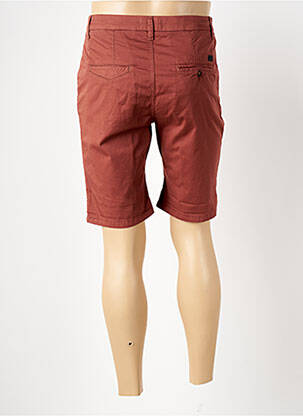 Bermuda coupe droite marron REDMAN homme