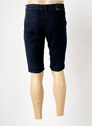 Bermuda coupe droite bleu REDMAN homme