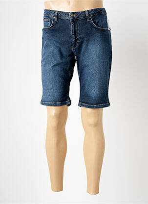 Bermuda tissage denim bleu COFOX homme