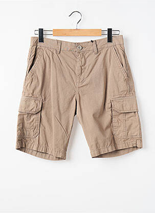 Bermuda coupe droite beige LOSAN homme