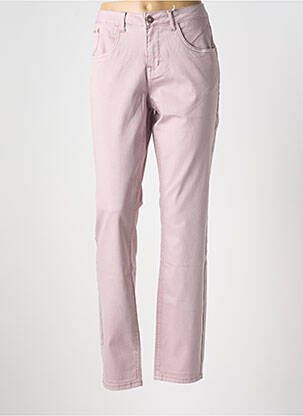 Jeans coupe slim stretch taille normale violet CREAM femme