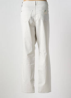 Pantalon slim tissage popeline taille normale gris TONI femme