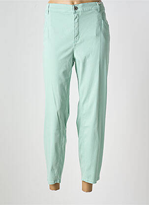 Jeans coupe droite stretch taille normale vert TONI femme