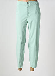 Jeans coupe droite stretch taille normale vert TONI femme