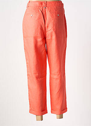 Pantalon 7/8 taille haute taille haute orange JULIE GUERLANDE femme