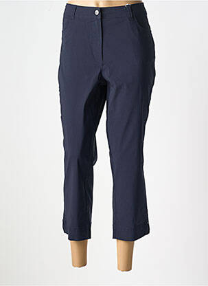 Pantacourt stretch taille normale bleu DIANE LAURY femme