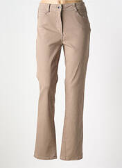 Jeans coupe droite marron DIANE LAURY pour femme seconde vue