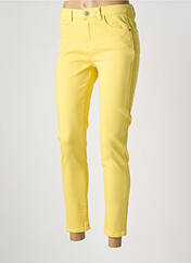 Jeans coupe slim jaune C'EST BEAU LA VIE pour femme seconde vue
