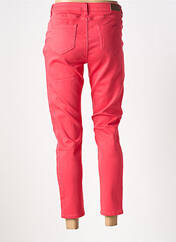 Jeans coupe slim rouge C'EST BEAU LA VIE pour femme seconde vue