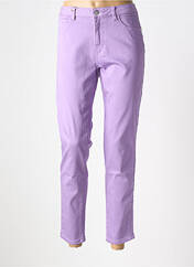 Jeans coupe slim violet C'EST BEAU LA VIE pour femme seconde vue